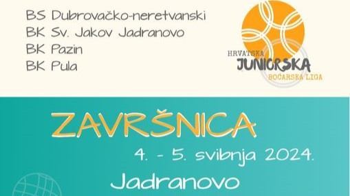 Završnica Hrvatske juniorske boćarske lige 